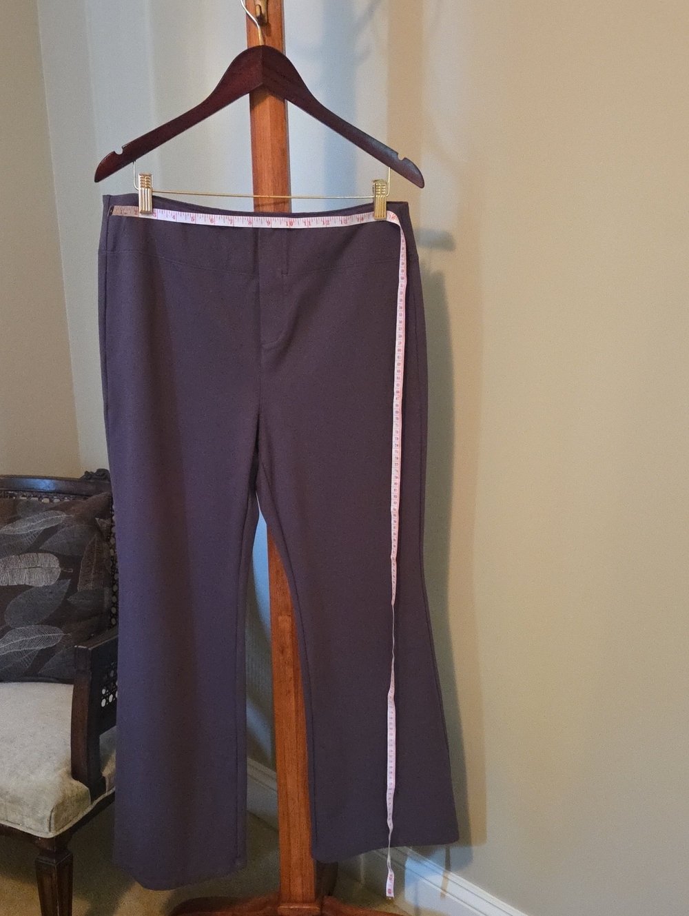 HALARA Gray High-Rise Flare Pants